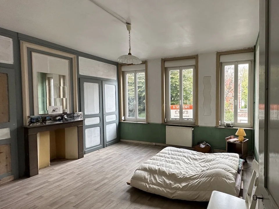 Rénovation complète d'une 1930 - avant, la chambre principale